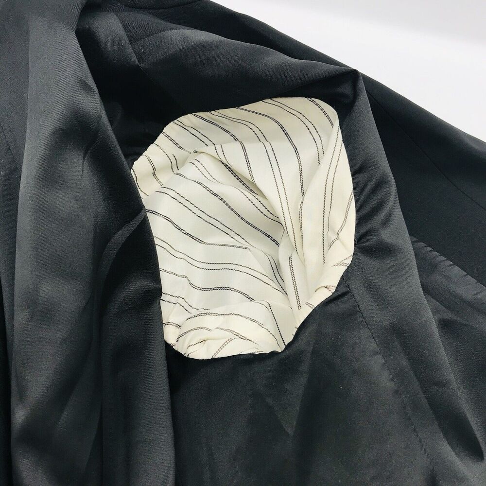 Theory Black Tailored Wool Lycra 2 Button Front B… - image 7